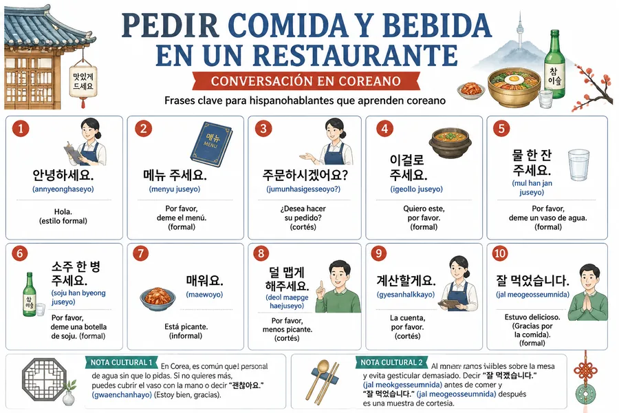 Página ilustrada del material