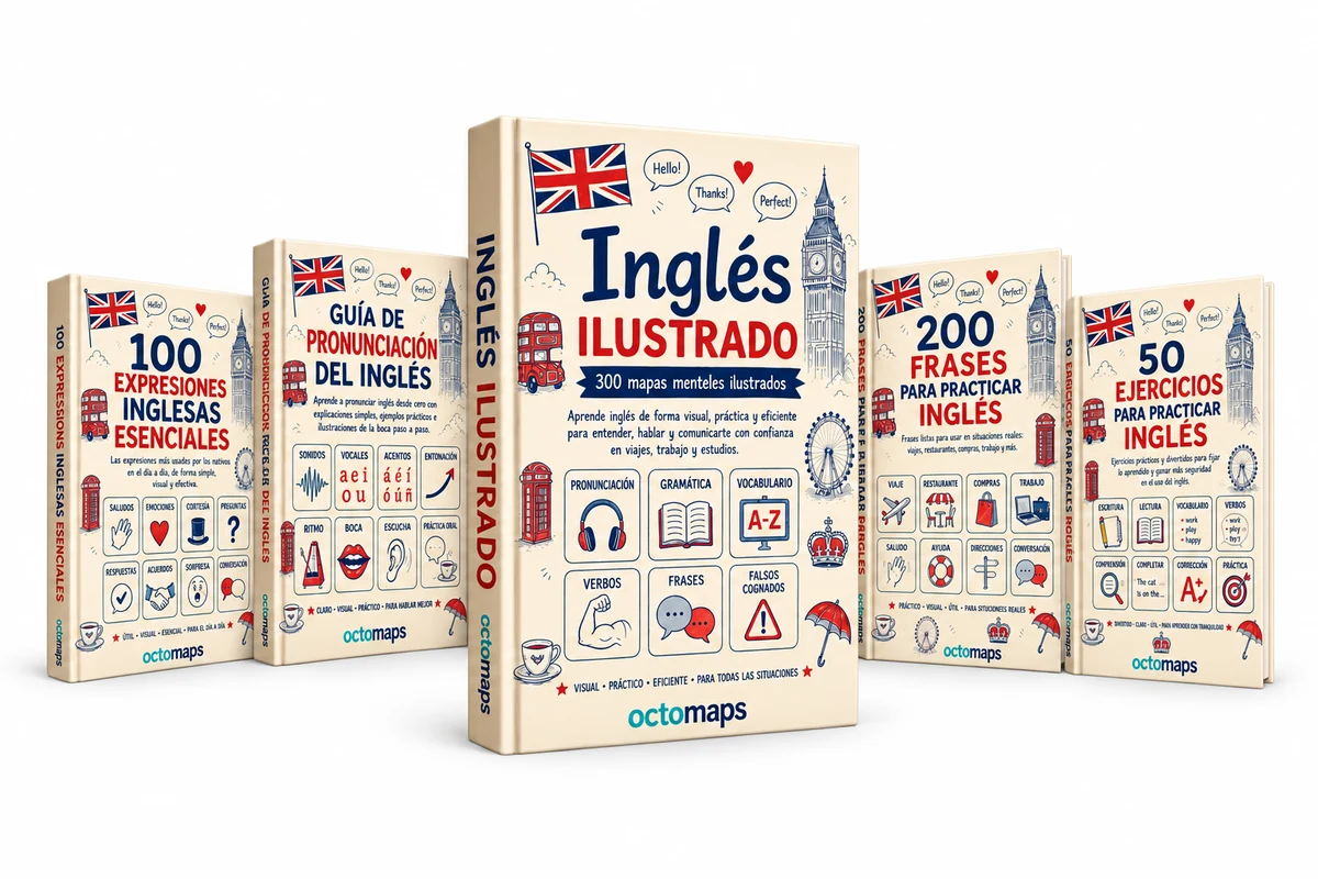 Inglés Ilustrado y los cuatro bonos incluidos