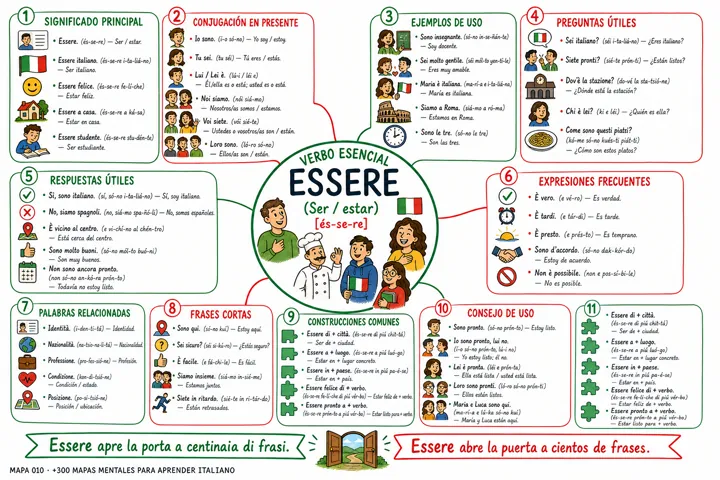 Página ilustrada del material