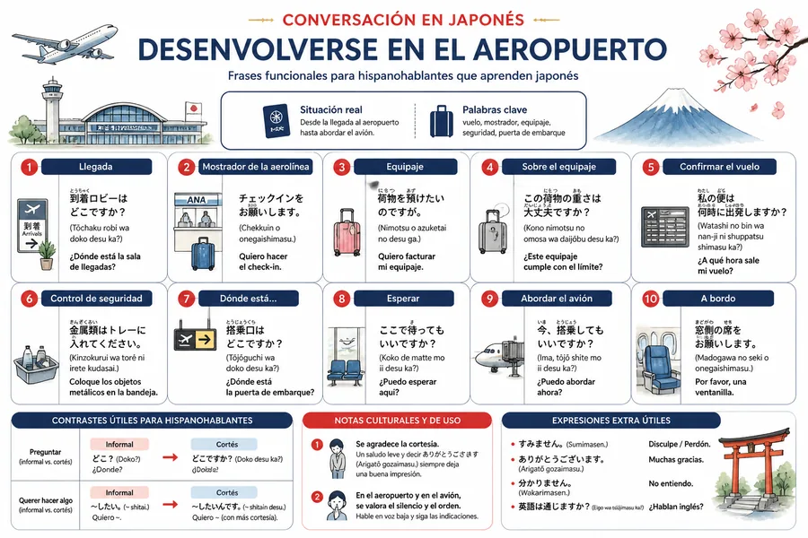 Página ilustrada del material