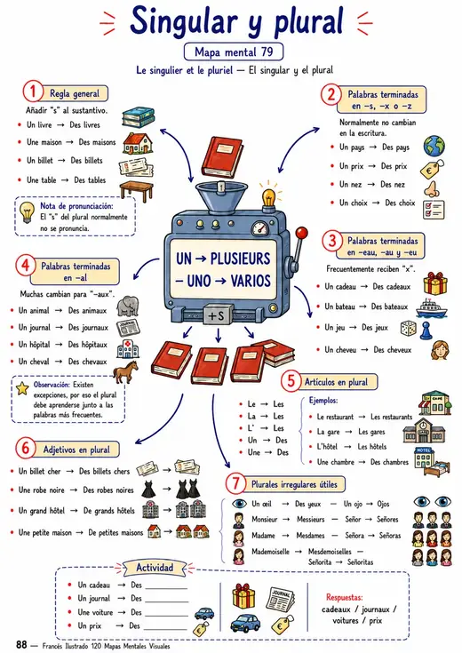 Página ilustrada del material